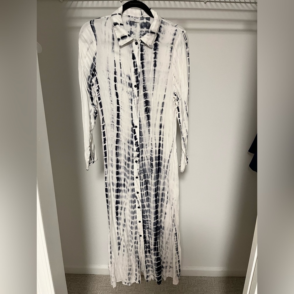 Dress Blank tie dye dress